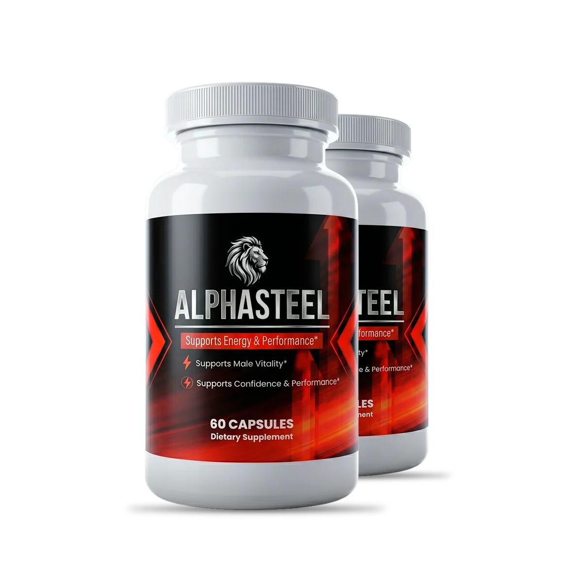 AlphaSteel 2-bottle bundle pack art from the official offer page