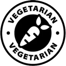 Vegetarian badge as supplied by the AlphaSteel manufacturer