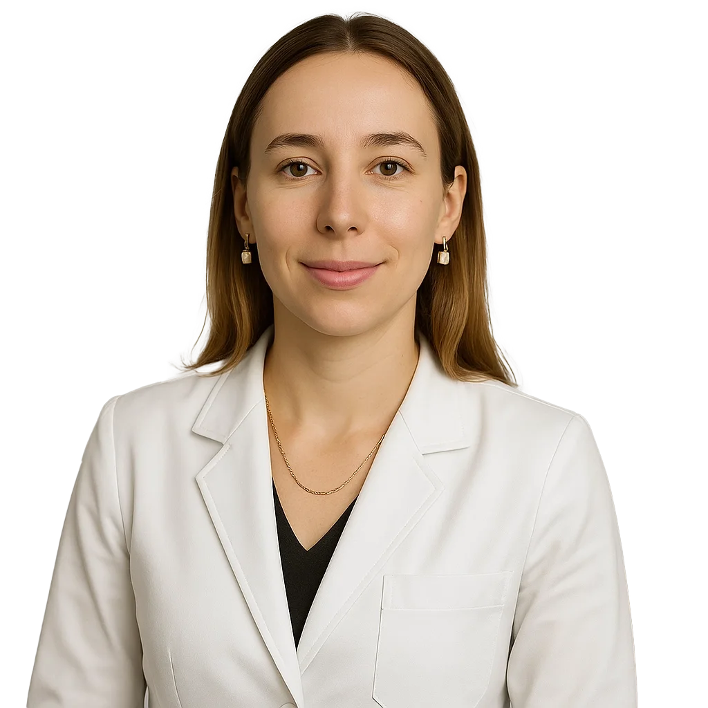 Laboratory technician in a white coat, illustrating supplement quality control