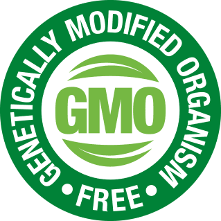 Non-GMO seal used on AlphaSteel packaging