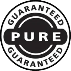 Guaranteed pure ingredients seal used for AlphaSteel