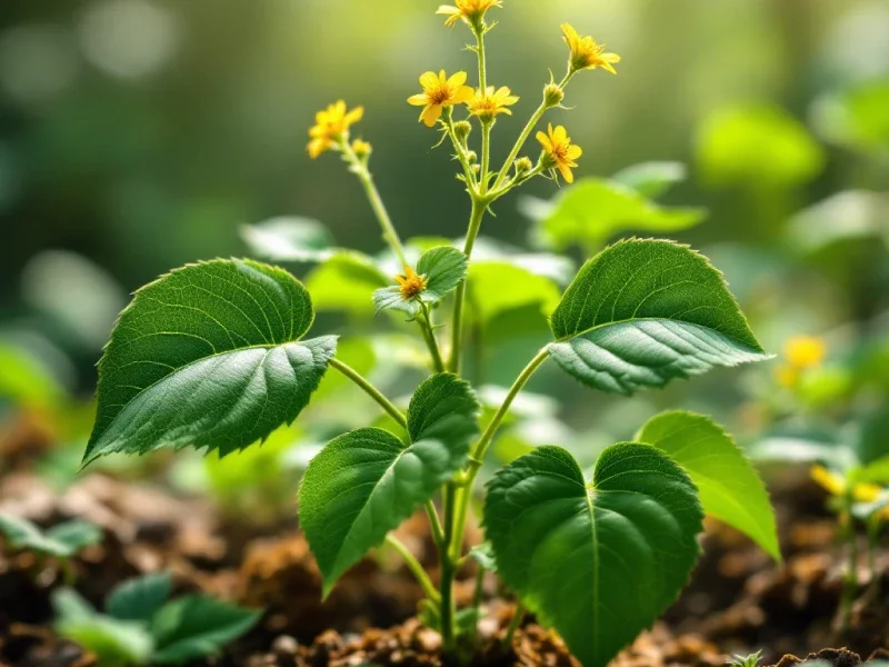 Epimedium in flower, the horny goat weed botanical in AlphaSteel