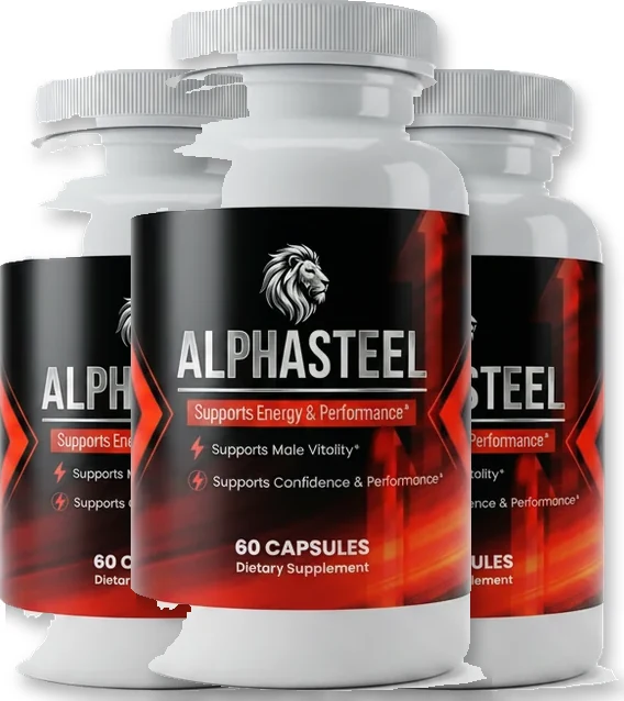 AlphaSteel 3-bottle men's vitality package
