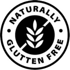 Roundel reading Naturally Gluten Free