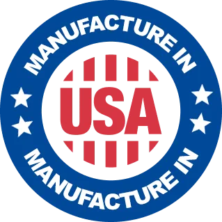 Foreign and domestic ingredients, made in the USA seal for AlphaSteel